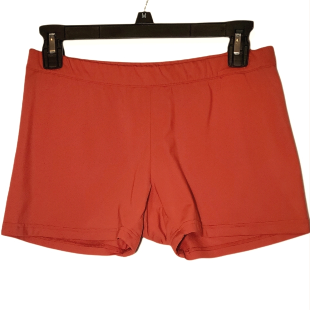 Adidas X Pharrell Williams Collaboration Women's Red Athletic Bike Short